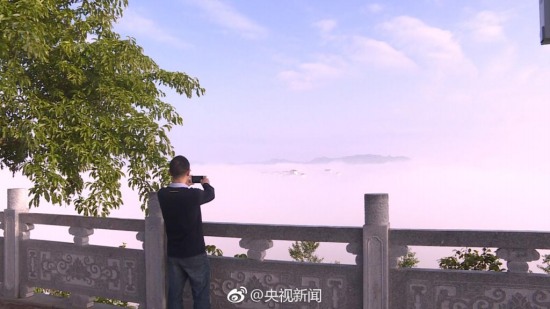重慶現平流霧美景