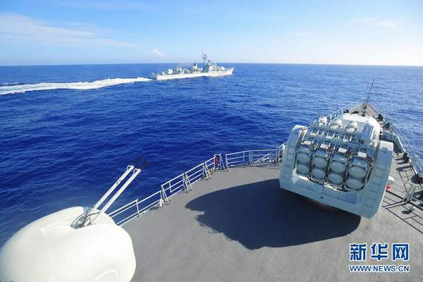 日媒稱中國海軍南海實彈演習施壓菲律賓
